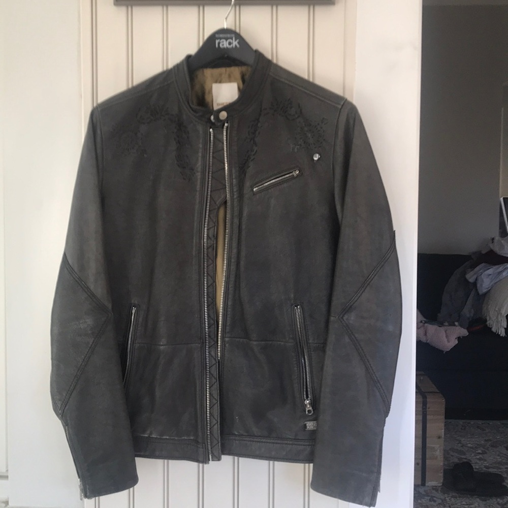 Diesel Café Racer Leather Jacket